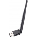 Antenne wifi usb 300 mbps bouton wps intégré pour windows