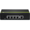 Switch poe+ gigabit 5 ports trendnet tpe-tg50g jusqu'à 2000 mbps