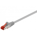 Câble réseau cat6 sstp serti rj45, gaine grise, longueur 150 cm