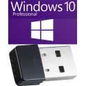 Pack windows 10 pro oem + dongle usb wifi n-draft 150 mbps