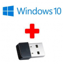 Pack windows 10 oem + dongle usb wifi n-draft 150 mbps