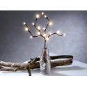 Fausse branche souple 16 led : fleurs, étoiles ou boules