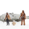 Jouet star wars : millenium falcon géant 55 cm figurines