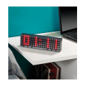 Horloge led grands chiffres forme clavier pc : déco geek