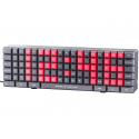 Horloge led grands chiffres forme clavier pc : déco geek