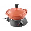 Tajine en terre cuite 2l réchaud électrique 300w pas cher