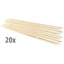 Pack de 20 bâtons en bois pour cuiseur à ufs vertical nx8568