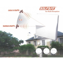 Antenne satellite plate multi-réception simultanées selfsat h50m