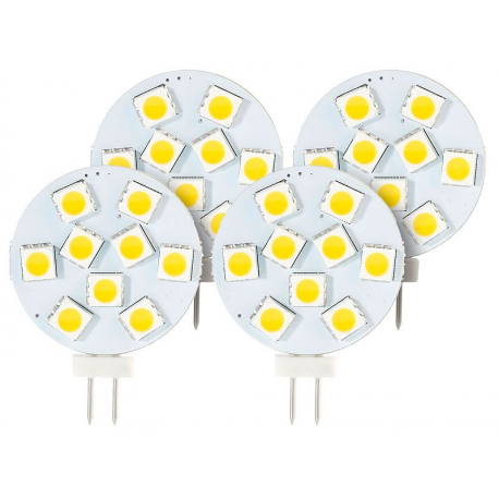 Ampoules led g4 (broches horizontales) (x4) puissance 1,8w à 3w