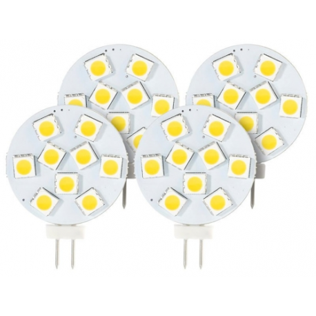 Ampoules led g4 (broches horizontales) (x4) puissance 1,8w à 3w