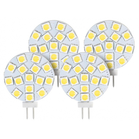 Ampoules led g4 (broches horizontales)(x4) puissance 3w