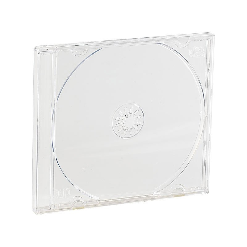 10 Boîtiers range-CD doubles - transparents