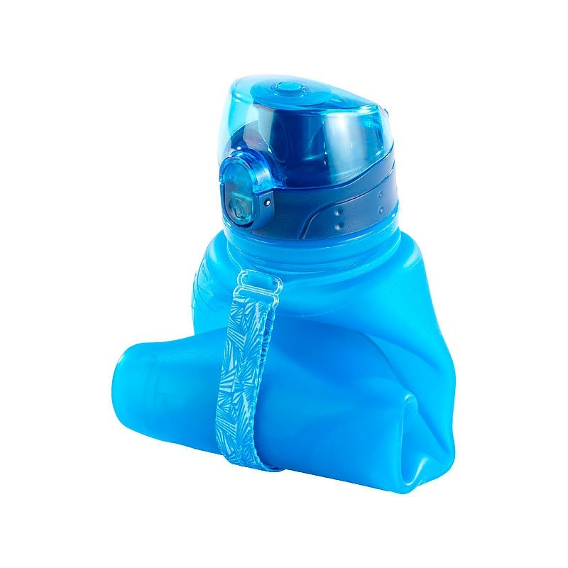 Les nouveaux arrivants 2018 pliable en silicone bouteille d'eau