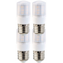 Ampoules led basse conso éclairage 360° (x4), e27, blanc