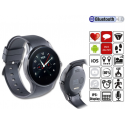 Smartwatch bluetooth ios et android à écran rond pw-450 simvalley