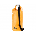 Sac étanche en plastique résistant pour plage et rando, 25l jaune