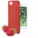 Coque iphone 7 et 7s rouge parfum fraise - ksix sense