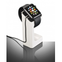 Support pour apple watch, blanc ou noir, passe-câble