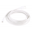 Câble lightning certifié mfi blanc (50cm à 3m) pour iphone et ipad