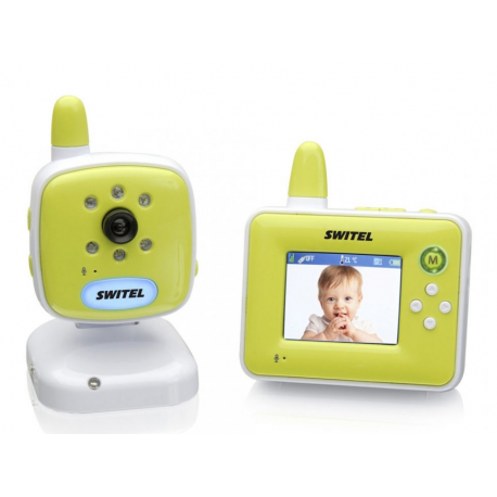 Babyphone vidéo sans fil écran et veilleuse switel bcf 817