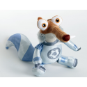 Peluches l'age de glace 5 : les lois de l'univers : scrat, manny, buck