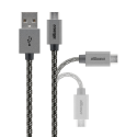 Câble micro usb tressé et super flexible cabstone (1 ou 2 m)