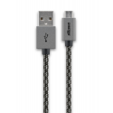 Câble micro usb tressé et super flexible cabstone (1 ou 2 m)