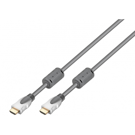 Câble hdmi home theater connecteurs plaqués or (0,75 - 2m)