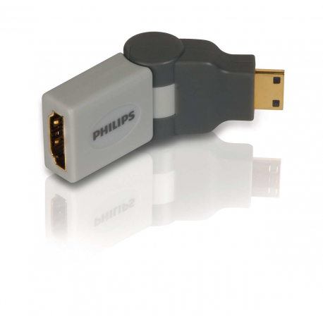 Adaptateur hdmi vers mini hdmi philips connecteurs or