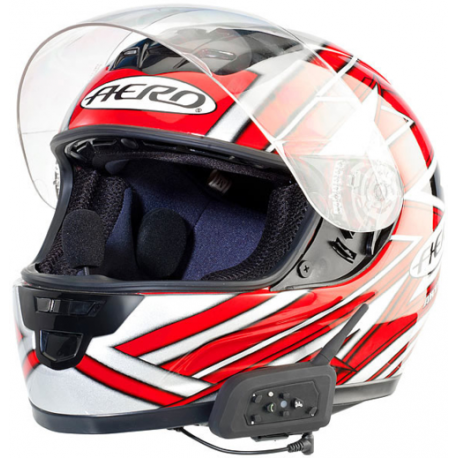Intercom moto : casque moto avec micro, accessoires de communication pour  motard