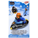 Luge gonflable et bouée de piscine snow boogie penguin 111 cm