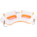 Pack spécial piscine 2 canapés gonflables et 1 bar flottant