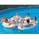 Pack spécial piscine 2 canapés gonflables et 1 bar flottant