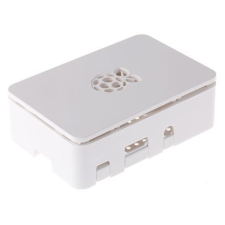 Boîtier pour raspberry pi modèle b+, blanc : protection raspberry