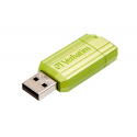 Clé usb verbatim pinstripe rétractable, 4 couleurs