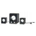 Pack audio 2.1 pc 2 haut-parleurs et 1 subwoofer 20w auvisio msx-190