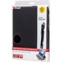 Housse folio stand & stylus trust pour galaxy tab 3 10.1