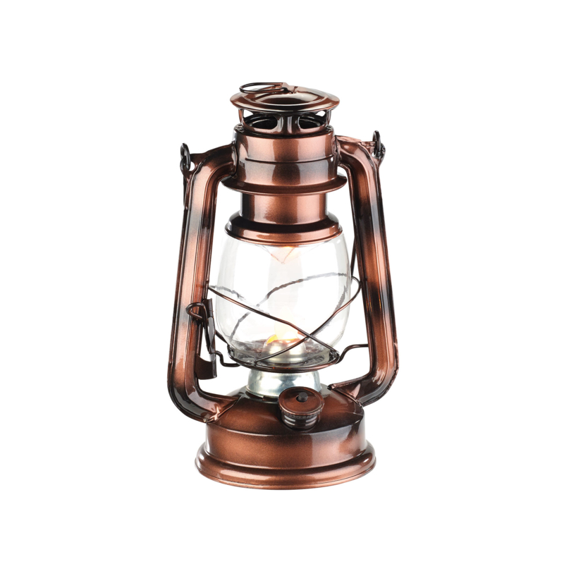 Lanterne LED Rechargeable Style Lampe Tempête Blanc Chaud Dimmable
