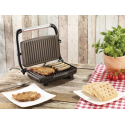 Grill électrique 1000 w antiadhésif double plaque chauffante