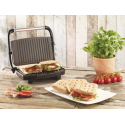 Grill électrique 1000 w antiadhésif double plaque chauffante