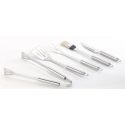 Set d'ustensiles pour barbecue en inox coffret de rangement