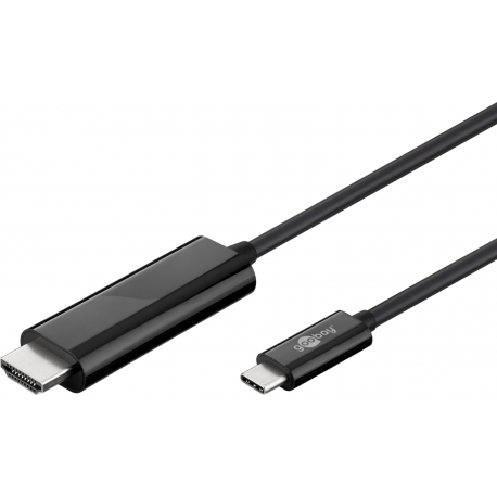 Câble vidéo hdmi mâle vers usb type c mâle 180cm