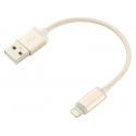 Câble lightning usb led, certifié apple, 15 cm à 1 m