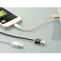 Câble lightning usb led, certifié apple, 15 cm à 1 m