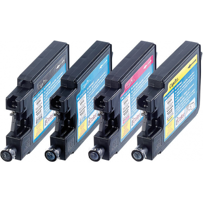 Pack 4 réservoirs cliprint i color pour brother lc1240 (n/c/m/j)