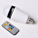 Ampoule à led rgb haut-parleur bluetooth et télécommande