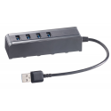 Mini hub usb 3.0 4 ports pas cher pour pc et mac